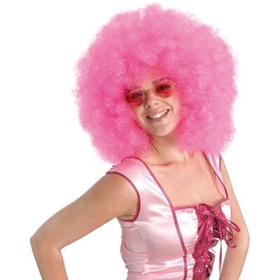 Bristol Novelty Parrucca Afro Donna Mega Rosa - Accessorio per Costumi di Halloween Bristol Novelty Parrucca Afro Donna Mega Rosa - Accessorio per Costumi di Halloween