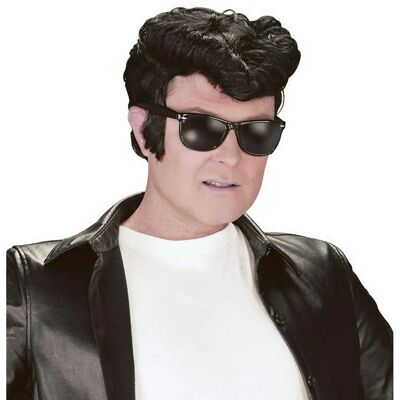 Bristol Novelty Perruque Greaser pour Hommes - Perruque - Style Années 50 - Noir Bristol Novelty Perruque Greaser pour Hommes - Perruque - Style Années 50 - Noir