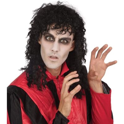 Bristol Novelty Schwarze Michael Jackson Perücke - Perücke für Halloween & Kostüm Bristol Novelty Schwarze Michael Jackson Perücke - Perücke für Halloween & Kostüm