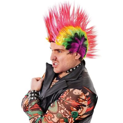 Bristol Novelty Fekete Mohican Paróka - Halloween Jelmez Bristol Novelty Fekete Mohican Paróka - Halloween Jelmez