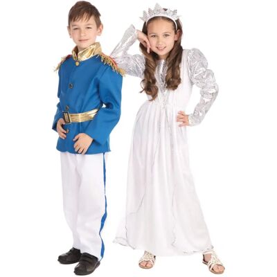 Bristol Princess Girl Costume - Princess, White/Silver Bristol Princess Girl Costume - Princess, White/Silver