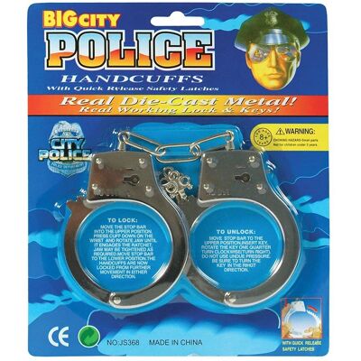 Menottes Bristol Novelty - Accessoire unisexe pour enfants - Publicité Menottes Bristol Novelty - Accessoire unisexe pour enfants - Publicité