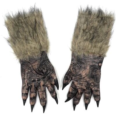 Bristol Novelty Loup Md241 Gris/Noir - Mains de Loup Bristol Novelty Loup Md241 Gris/Noir - Mains de Loup