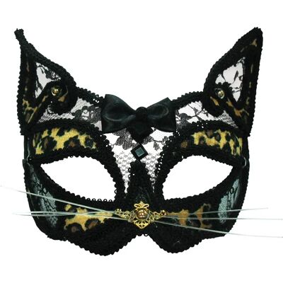 Bristol Novelty Damen Leopard Transparente Maske Auf Stirnband Augenmasken Weibliches Halloween Kostüm Bristol Novelty Damen Leopard Transparente Maske Auf Stirnband Augenmasken Weibliches Halloween Kostüm