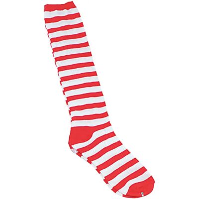 Chaussettes de clown Bristol - Rayures rouges et blanches - Chaussettes Chaussettes de clown Bristol - Rayures rouges et blanches - Chaussettes