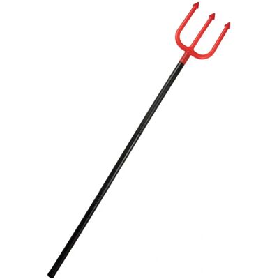 Bristol Novelty Fourche Diabolique Grande 40" Accessoires de Costume - Noir/Rouge - Publicité Bristol Novelty Fourche Diabolique Grande 40" Accessoires de Costume - Noir/Rouge - Publicité
