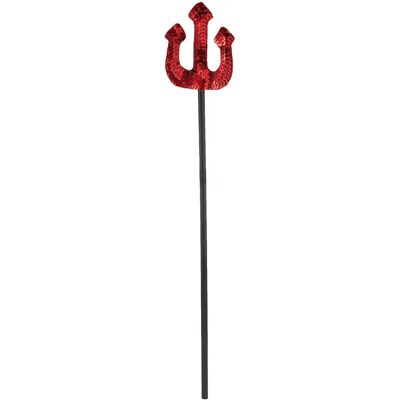 Bristol Novelty BA511 Red Sequin Devil Fork Costume Accessories - Costume Accessories Bristol Novelty BA511 Red Sequin Devil Fork Costume Accessories - Costume Accessories