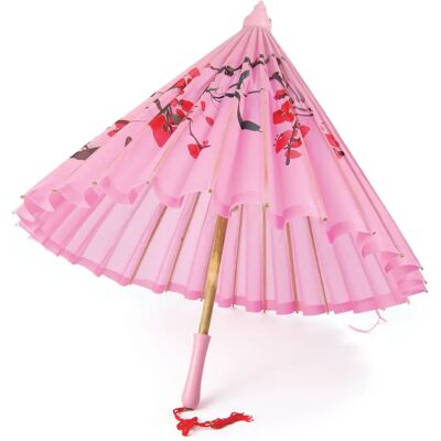 Sombrilla de seda rosa Bristol Novelty - Parasol Sombrilla de seda rosa Bristol Novelty - Parasol