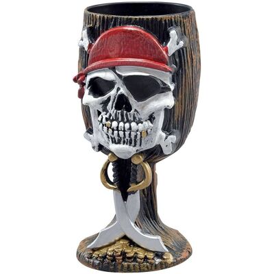 Bristol Novelty Piratenbekersaccessoires - Zwart - Kostuums Bristol Novelty Piratenbekersaccessoires - Zwart - Kostuums