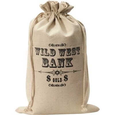 Bristol Novelty BA963 Money Bag Wild West - Money Bag Bristol Novelty BA963 Money Bag Wild West - Money Bag