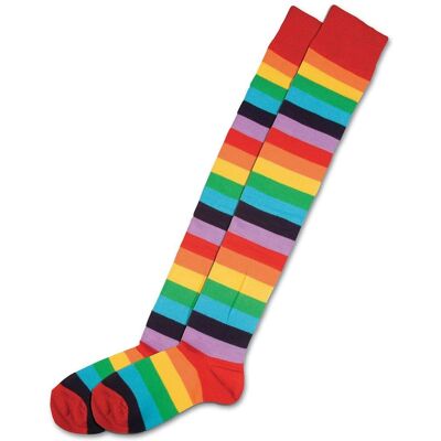 Bristol Novelty Clown Socks - Multi-Coloured Costume Accessory Bristol Novelty Clown Socks - Multi-Coloured Costume Accessory