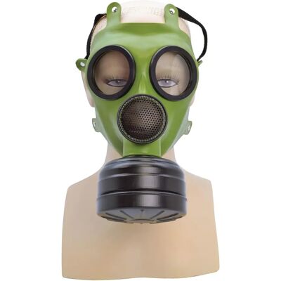 Bristol Novelty Gas Mask - Green - Adult - Unisex - One Size Bristol Novelty Gas Mask - Green - Adult - Unisex - One Size