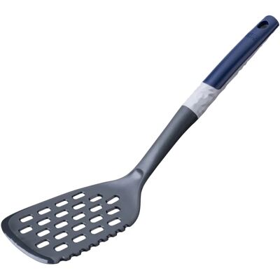 Tasty Ocean Blue Spatule à Fente avec Fonction de Coupe Tasty Ocean Blue Spatule à Fente avec Fonction de Coupe