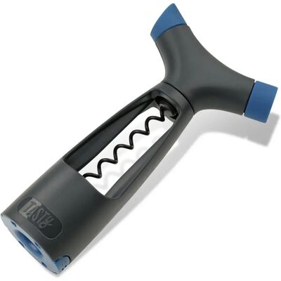 Tasty 4-in-1 Wine Opener - Stainless Steel, Blue Tasty 4-in-1 Wine Opener - Stainless Steel, Blue