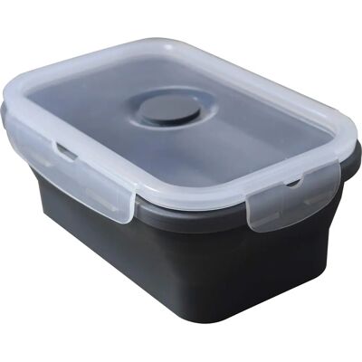 FACKELMANN Kompakte Silikon Lunchbox - Lebensmittelecht, Mikrowellenfest FACKELMANN Kompakte Silikon Lunchbox - Lebensmittelecht, Mikrowellenfest