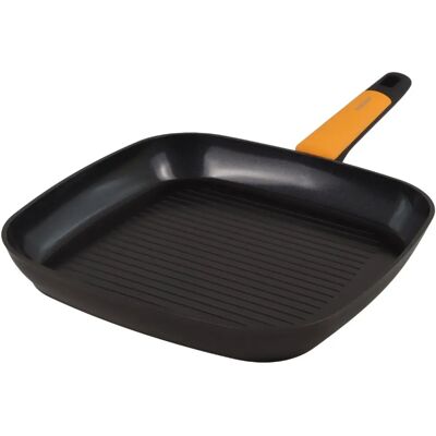 Fackelmann 688623 Patelnia grillowa - Nieprzywierająca, Bezpieczna w piekarniku, Miękki uchwyt Fackelmann 688623 Patelnia grillowa - Nieprzywierająca, Bezpieczna w piekarniku, Miękki uchwyt