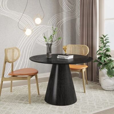 WWE - Oscura - Black - Round - Dining Table WWE - Oscura - Black - Round - Dining Table