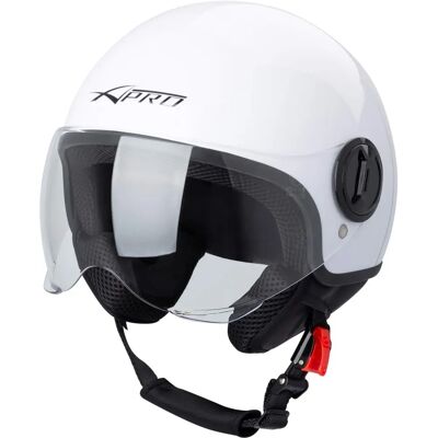 A-PRO - Jet Demi Urban - Blanc - XS - Helmet - Publicité A-PRO - Jet Demi Urban - Blanc - XS - Helmet - Publicité