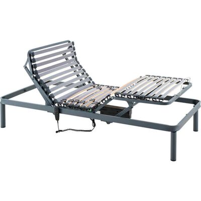 Cama eléctrica ajustable Aznar - 5 secciones, gris Cama eléctrica ajustable Aznar - 5 secciones, gris
