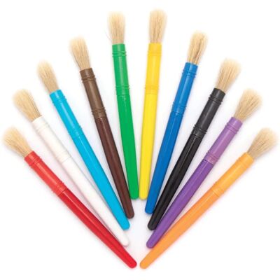 Pinceles gruesos Baker Ross - 21 Colores variados - 16cm Suministros de arte Pinceles gruesos Baker Ross - 21 Colores variados - 16cm Suministros de arte