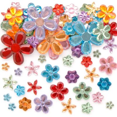 Baker Ross Bijoux acryliques adhésifs - 180 Couleurs et Designs Variés - 10mm-38mm Baker Ross Bijoux acryliques adhésifs - 180 Couleurs et Designs Variés - 10mm-38mm