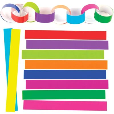 Baker Ross Bunte Papierketten - 300 Stück Dekorationen Baker Ross Bunte Papierketten - 300 Stück Dekorationen