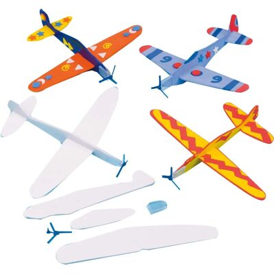 Baker Ross Planeurs Volants - 8 Designs Assortis - 18cm - Jouet pour Fête d'Enfants Baker Ross Planeurs Volants - 8 Designs Assortis - 18cm - Jouet pour Fête d'Enfants