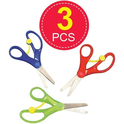 Baker Ross E7376 Kinder Feder-Scheren - 13cm Buntfarben Baker Ross E7376 Kinder Feder-Scheren - 13cm Buntfarben