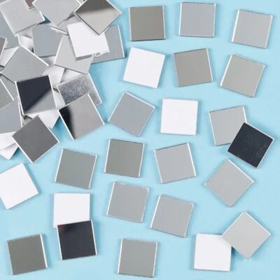 Craft Mosaïque de Miroir Auto-adhésive - 100 Carreaux 13mm Craft Mosaïque de Miroir Auto-adhésive - 100 Carreaux 13mm
