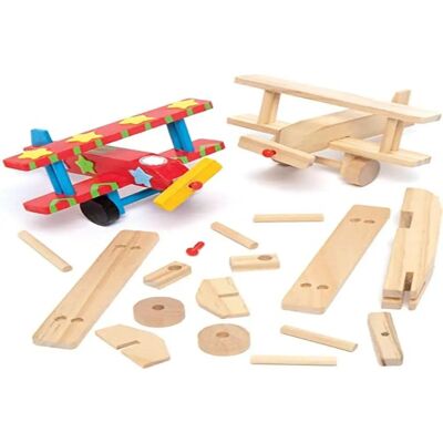 Kit d'Avion en Bois Baker Ross - Pack de 2 Kit d'Avion en Bois Baker Ross - Pack de 2