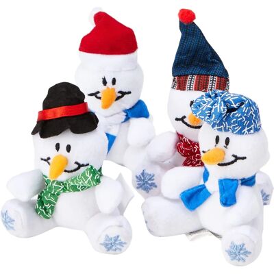 Liten snögubbe i plysch Baker Ross - 4 design Liten snögubbe i plysch Baker Ross - 4 design