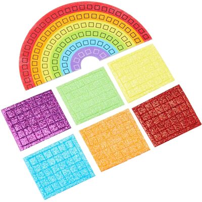 Kit Mosaïque Arc-en-ciel - Activités Créatives pour Enfants Kit Mosaïque Arc-en-ciel - Activités Créatives pour Enfants