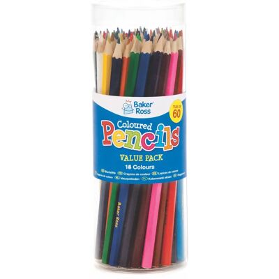 Marca Modelo Juego de 60 - Lápices de colores Marca Modelo Juego de 60 - Lápices de colores