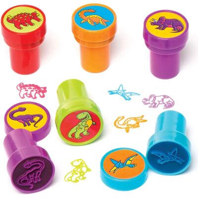 Dinoszaurusz önin nyomószámítógépek - 10 mintázat - Méret 20mm - Változó tintaszínek - Gyerek kézműves Dinoszaurusz önin nyomószámítógépek - 10 mintázat - Méret 20mm - Változó tintaszínek - Gyerek kézműves