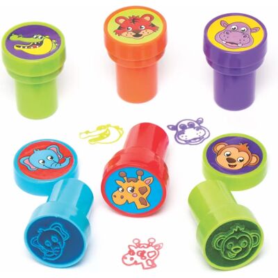 Baker Ross Dzsungel Állat Öntapadós Szigetek - 10 Minták - 20mm Baker Ross Dzsungel Állat Öntapadós Szigetek - 10 Minták - 20mm
