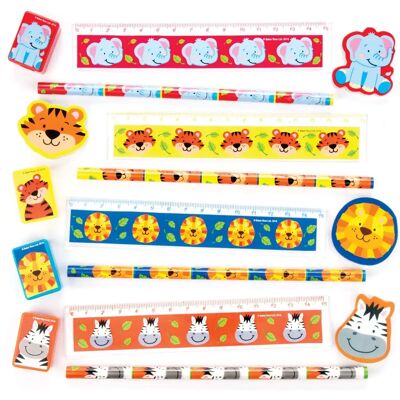 Creative Labs Jungle Chums Set di Cancelleria da 4 Pezzi - Set di Cancelleria Creative Labs Jungle Chums Set di Cancelleria da 4 Pezzi - Set di Cancelleria