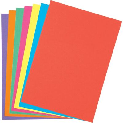Baker Ross A5 Regenbogen Farbige Karten - 50 Blätter - Bastel- und Kartenmaterial Baker Ross A5 Regenbogen Farbige Karten - 50 Blätter - Bastel- und Kartenmaterial