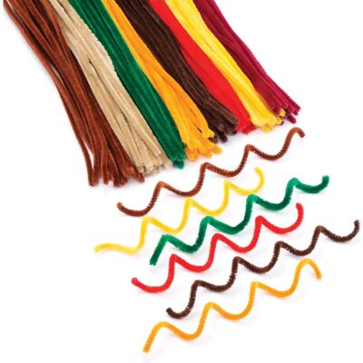 Pack de nettoyants pour pipes d'automne - 120 en 8 couleurs Pack de nettoyants pour pipes d'automne - 120 en 8 couleurs