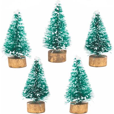H&M Mini sapins de Noël - 8 petits arbres pour bricolage et décors 3D - 35mm H&M Mini sapins de Noël - 8 petits arbres pour bricolage et décors 3D - 35mm