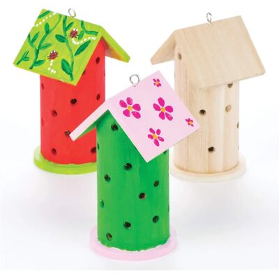 Casa delle Coccinelle in Legno Naturale - Attività Artistica per Bambini - Osservazione degli Insetti Casa delle Coccinelle in Legno Naturale - Attività Artistica per Bambini - Osservazione degli Insetti
