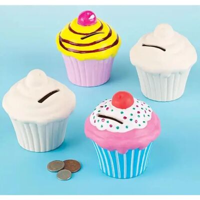 Baker Ross Moneta Cupcake in ceramica - Decora e Risparmia Baker Ross Moneta Cupcake in ceramica - Decora e Risparmia