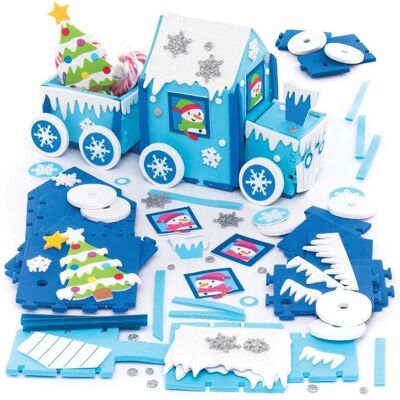 Arctic Express Zug-Kit - Schaumstoff, 2 Designs, Für Kinder 5+ Arctic Express Zug-Kit - Schaumstoff, 2 Designs, Für Kinder 5+