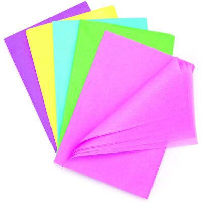 Papier de soie pastel Baker Ross - 25 feuilles - Artisanat & Cadeaux Papier de soie pastel Baker Ross - 25 feuilles - Artisanat & Cadeaux