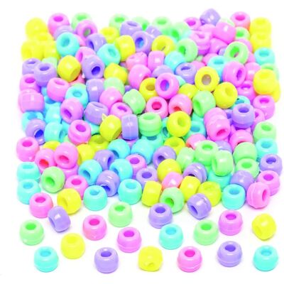 Baker Ross Pack de 600 Perles - Fournitures de Craft Pastel Baker Ross Pack de 600 Perles - Fournitures de Craft Pastel