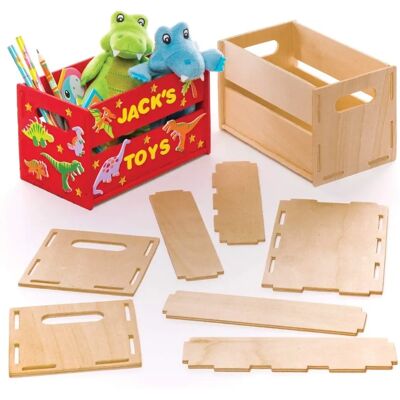 Baker Ross Trälåda Kit - Flerfärgad - 16cm x 11cm x 10,5cm - Trälåda Kit Baker Ross Trälåda Kit - Flerfärgad - 16cm x 11cm x 10,5cm - Trälåda Kit