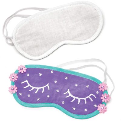 Masques pour les yeux en tissu - Lot de 3 - Fournitures de bricolage Masques pour les yeux en tissu - Lot de 3 - Fournitures de bricolage