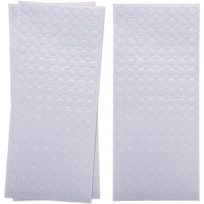 Puntos de espuma autoadhesivos doble cara Baker Ross - Blanco - Puntos de espuma para manualidades Puntos de espuma autoadhesivos doble cara Baker Ross - Blanco - Puntos de espuma para manualidades