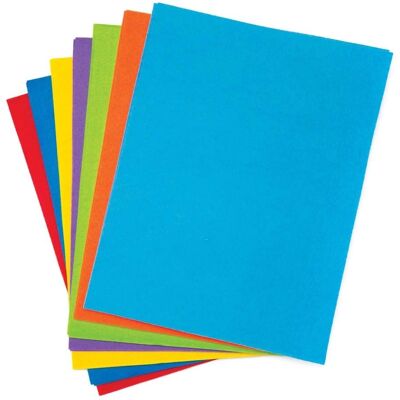 Pack de Feuilles de Fieltro Arc-en-Ciel Baker Ross - 15 Feuilles - Arts et Artisanat - Publicité Pack de Feuilles de Fieltro Arc-en-Ciel Baker Ross - 15 Feuilles - Arts et Artisanat - Publicité