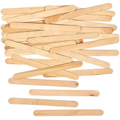 Palitos de madera naturales turquesa - 11cm - Esenciales para manualidades Palitos de madera naturales turquesa - 11cm - Esenciales para manualidades