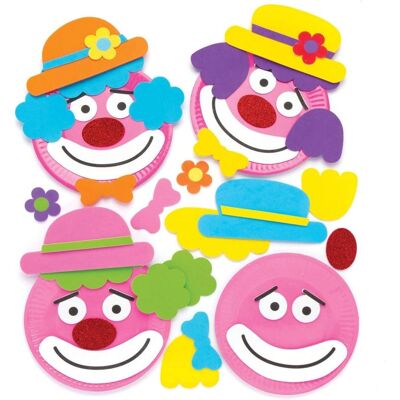 Marke Modell Clown Papier-Teller Bastelset - 16cm - Bastelset für Papier Marke Modell Clown Papier-Teller Bastelset - 16cm - Bastelset für Papier